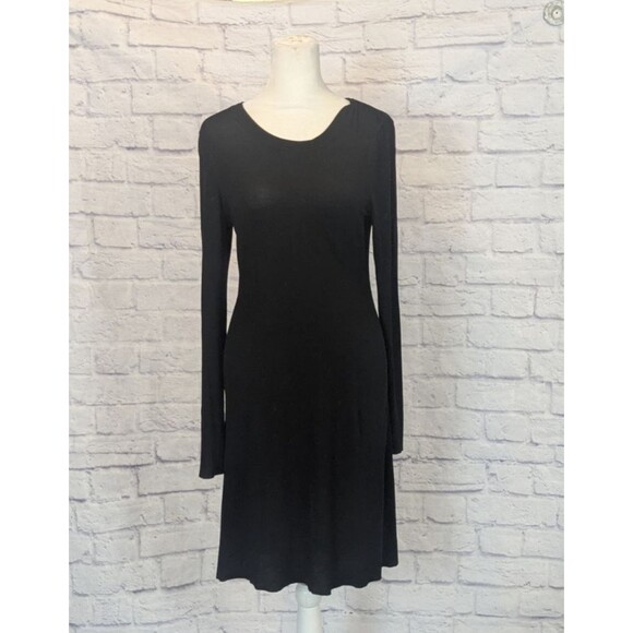 BCBG MAXAZRIA ribbed long sleeve midi dress Classy Size M - Picture 1 of 7